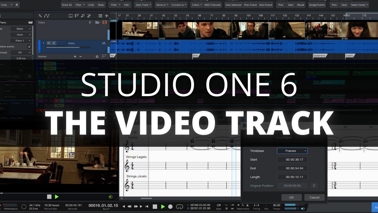 Studio One 6 Video Track